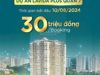 Booking 30tr giữ chỗ ưu tiên mở bán lavida plus giá chỉ 45tr/m2, ck 4%, miễn lãi 12 th 0866 081 ***