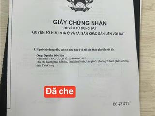 Đất đẹp tại ấp ruộng cạn, xã bình nghị, tp. gò công, tiền giang gần chợ gò công đông, shr, 100% tc