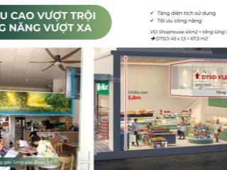 Cực sốc bán shophouse siêu rẻ mặt tiền đường 33m  chỉ 2,5 tỷ cho căn 80m2