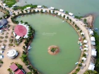 Bán nhanh lô đất view hồ đối diện kdl đồng sến farmstay  dầu tiếng, bd