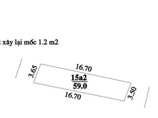 Siêu phẩm59m  2 mặt ngõ lõi vinhome cổ loa tại thôn trung thôn  đông hội  đông anh