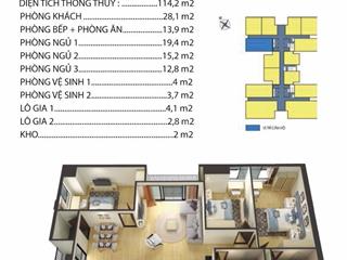 Ông anh nhà bác cả nhờ ra hàng căn 116m, 3 ngủ housinco premium, gấp trong tháng, giá nét 5.7 tỷ