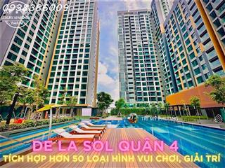 Hiếm, Bán căn hộ 3PN + view sông - Delasol, quận 4 - phù hợp KD cho thuê, lợi nhuận 33