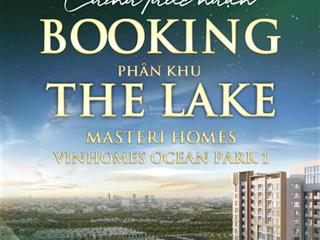 Booking nhận chiết khấu cao chung cư cao cấp the lake  masterise homes   0962 941 ***