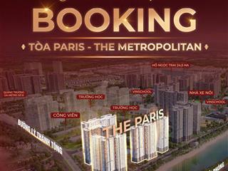 Mua chung cư cao cấp chiết khấu cao  booking sớm the paris tại ocp1   0962 941 ***