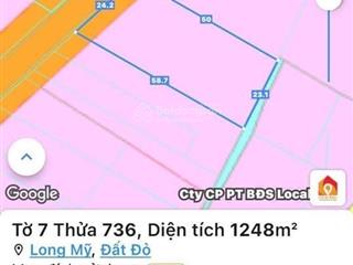 1248m2 sẵn 200m2 tc. mặt tiền 24.2m. đất nghỉ dưỡng gần biển phước hải giá chỉ 6.8 tỷ