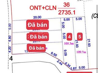 E cần bán 2 lô 105m và 109m đất lương sơn hoà bình