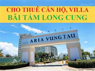 Cho thuê aria vũng tàu căn hộ 2pn, 3pn, biệt thự biển, giá từ 1.5 triệu, bãi tắm long cung