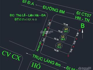 Bán đất trung tâm xã liên hà  đông anh hàng chưa qua cđt giá thấp hơn thị trường