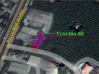 Bán đất định hoà mặt tiền dx 81 gần bệnh viện phương chi cách quốc lộ 13 30m