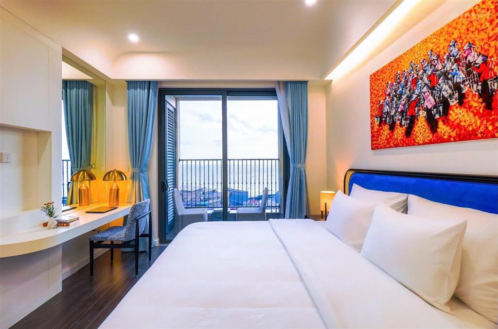 Gốc 7,1 tỷ bán lỗ 5,7 tỷ căn hộ 1 pn hillside pq, full nội thất, ban công rộng hiếm, trực diện biển