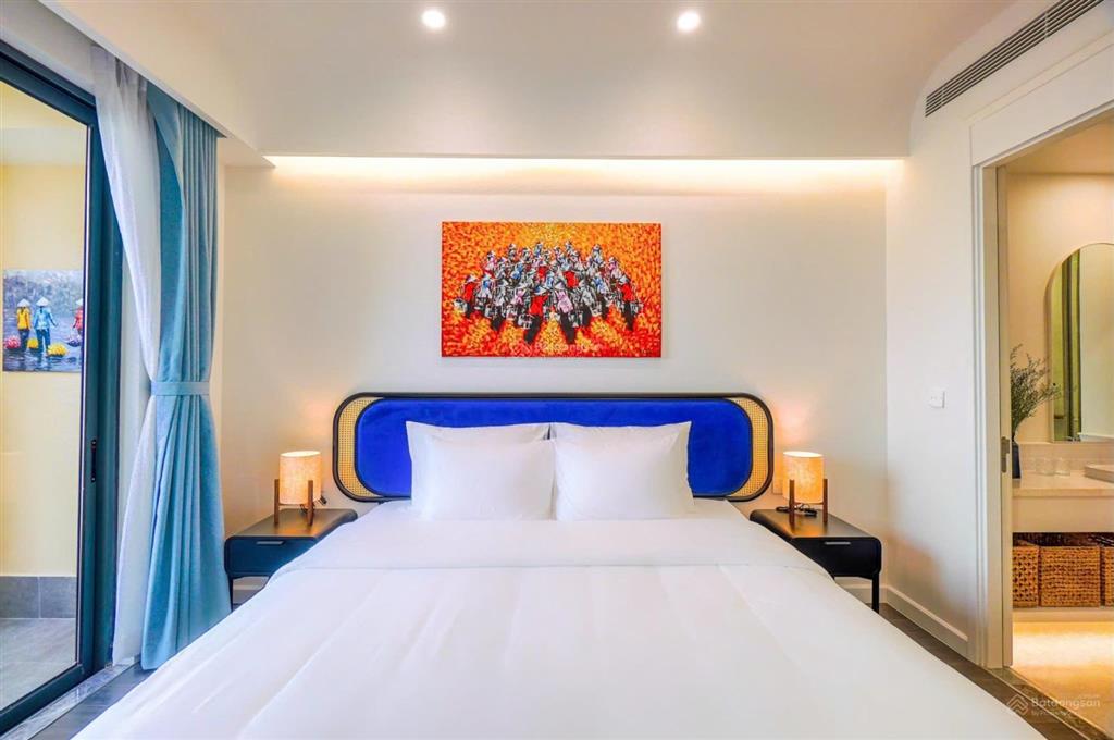 Gốc 7,1 tỷ bán lỗ 5,7 tỷ căn hộ 1 pn hillside pq, full nội thất, ban công rộng hiếm, trực diện biển