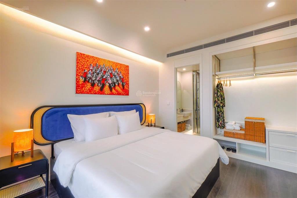 Gốc 7,1 tỷ bán lỗ 5,7 tỷ căn hộ 1 pn hillside pq, full nội thất, ban công rộng hiếm, trực diện biển