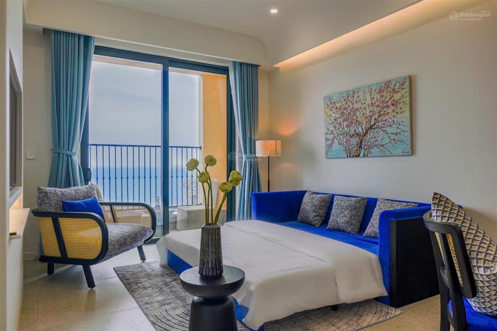 Gốc 7,1 tỷ bán lỗ 5,7 tỷ căn hộ 1 pn hillside pq, full nội thất, ban công rộng hiếm, trực diện biển