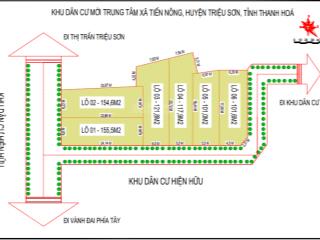 Chỉ 2,5tr / m2 full thổ cư tại thanh hóa