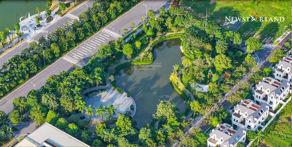 Biệt thự song lập có hầm view công viên, vị trí trung tâm giá đầu tư, đón sóng đường 3.5