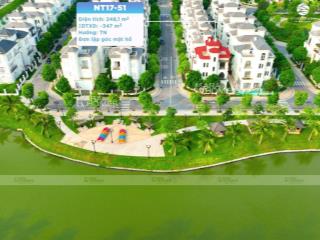 Bán siêu biệt thự đơn lập góc view sông vườn hoa công viên ngọc trai 250m2 tại vinhomes ocean park