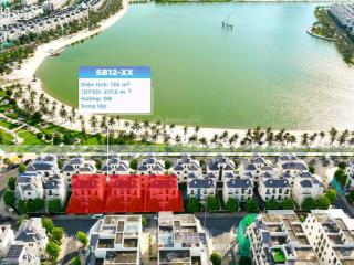 Bán biệt thự song lập áp lưng với hồ đẹp không tì vết 133m2 tại vinhomes ocean park