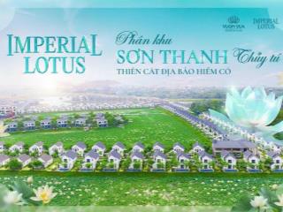 Trực tiếp cđt vườn vuamở bán biệt thự imperial lotus 6,3 tỷ 400m2 ck 14% ưu đãi 1,3 tỷ chỉ 5,4 tỷ