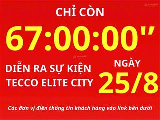 Đầu tư dòng tiền an toàn ngay tại tecco elite city thái nguyên