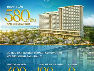 Căn hộ biển the maris vũng tàu  thanh toán 580tr đến khi nhận nhà