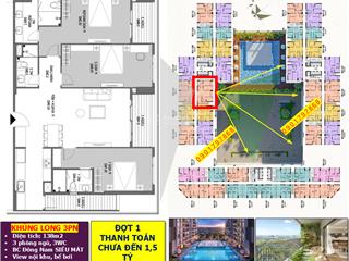 Duy nhất 01 căn khủng long 3pn diện tích 138m2, bc đông nam. giá siêu sốc đến từ cđt vietracimex