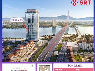 Cosmo  căn 3pn view sông hàn, biển mỹ khê  diện tích 83,2m2  giá 5,5 tỷ