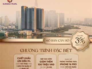 Căn hộ đẳng cấp tại dự án sunwah pearl  giá trị tạo nên bạn