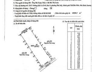 Cần bán lô đất 10.576 m2  xã bình an, bắc bình