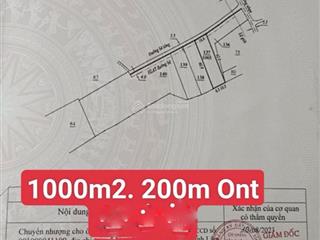 Sở hữu ngay lô đất 1000m2 sẵn thổ cư chỉ với 10.5 tỷ