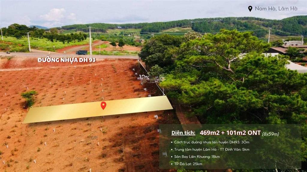 Bỏ ra chưa đến 5 tỷ, sở hữu ngay lô đất gần 500m2 tại nam hà, lâm đồng