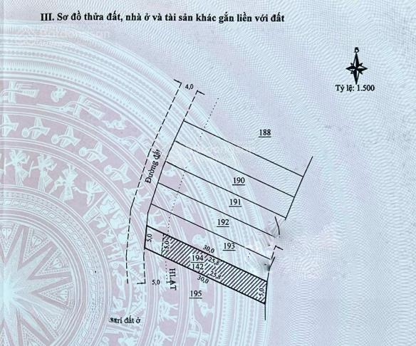 Chỉ 1 tỷ 4 sở hữu ngay lô đất sẵn thổ cư tại nam hà view đẹp