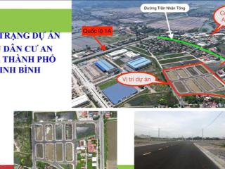 Bán rẻ lô đất khu an hoà 2  phường ninh phong  tp ninh bình