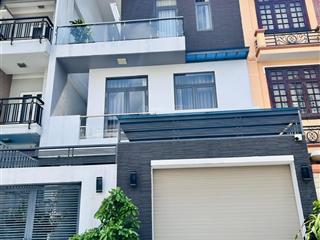 Nhà đường hoa mai 8x18m trệt 3 lầu nhà mới, cho thuê