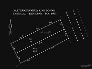 Siêu pham mặt đường nhựa đất kinh doanh. đc. đồng lạc , tiên dược , sóc sơn