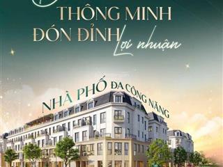 Bán shophouse 5 tầng vị trí trung tâm, đối diện vinhome thanh hoá, sổ đỏ trao tay, htls 0%