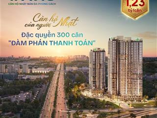 Căn hộ nhật bản gần vincom plaza dĩ an hiếm có khó tìm giá chỉ hơn 1 tỷ / căn 1pn