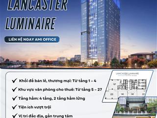 Ami office  ưu đãi hấp dẫn khi thuê văn phòng tại toà nhà lancaster luminaire  đống đa