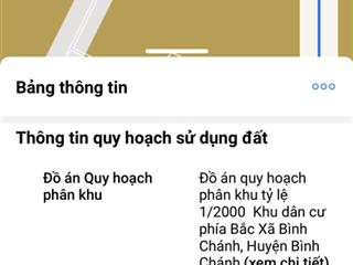 Bán đất xã bình chánh  đường hoàng phan thái