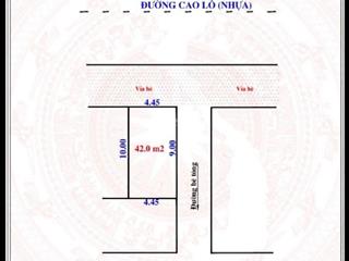 42m2 mặt đường cao lỗ, lô góc 2 mặt tiền, xã uy nỗ, đông anh. giá 8,275 tỷ