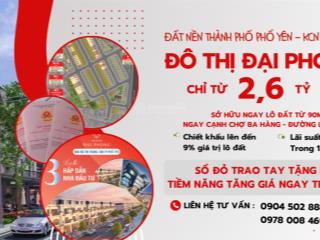 Tiềm năng sinh lời ngay trong 2024 từ kđt đại phong tp. phổ yên