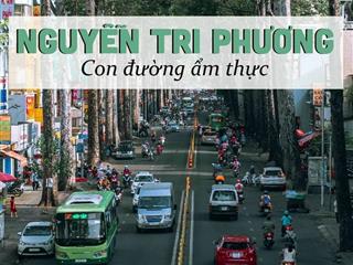 Bán nhà mặt tiền giá tốt tại đường nguyễn tri phương, phường 5, quận 10, ngang 10m.