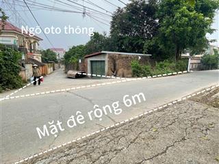 Hơn tỷ có 68m2 đất ont cấn hữu, quốc oai, ngõ thông ô tô 7 chỗ đỗ cửa