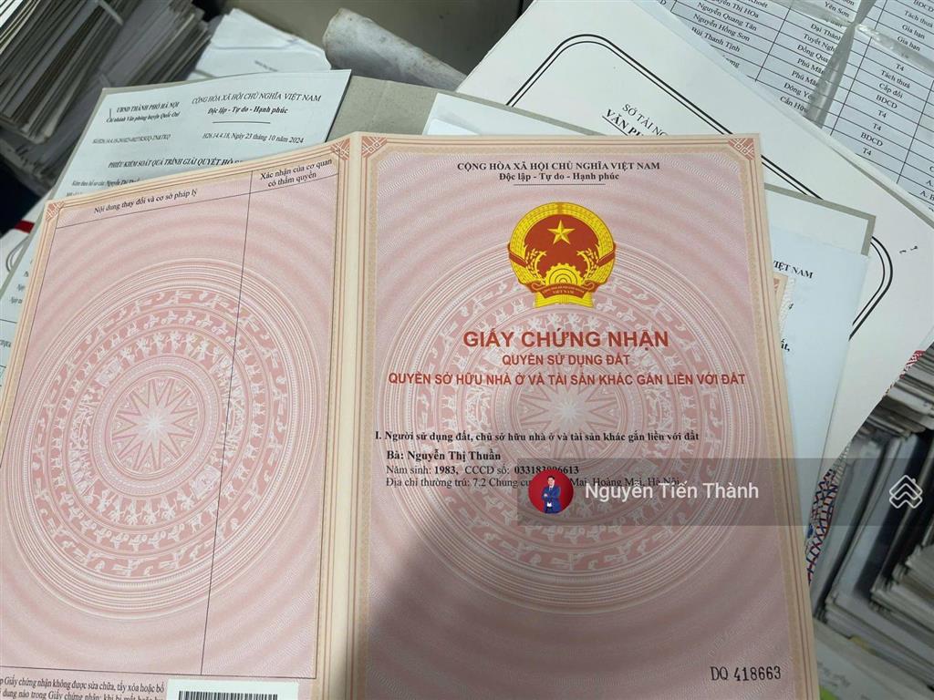 Cần tiền cho con đi du học nên bán cắt lỗ lô đất tại phú mãn quốc oai giá 2,95 tỉ đã có sổ