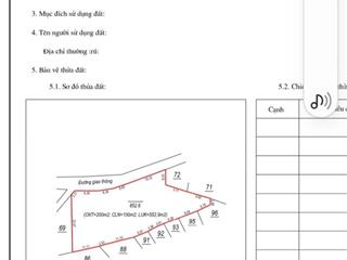 Chính chủ bán lô đất gần đường vành đai v tại xã lương phú huyện  diện tích 852 m2 (200m ont )