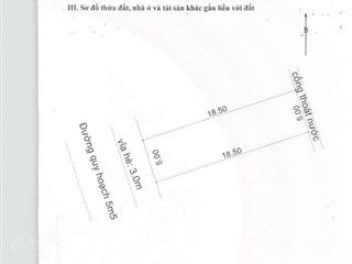 Bán đất chính chủ mt đường 5m5 bùi hiển, hoà an, gần công viên, dt 92.5, giá 3 tỉ 5