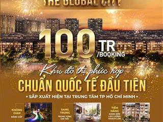 Booking Căn Hộ Đầu Tiên vang danh thế giới- The Global City- nút giao 2 Mặt tiền 40m,siêu