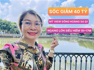 Bán toà nhà 8 tầng view sông hoàng sa q1