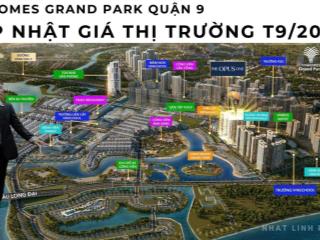 Giỏ hàng chuyển nhượng vinhomes grand park q9, t2/2025 chỉ từ 1,380 tỷ