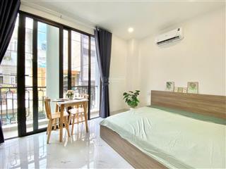 Cho thuê phòng ban công, 35m2 full nội thất, tại nơ trang long, bình thạnh gần học viện cán bộ